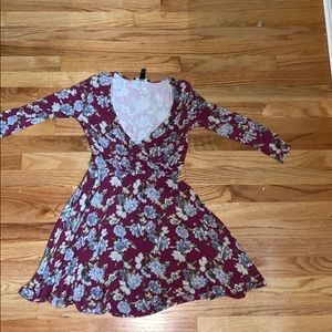 forever 21 wrap front dress